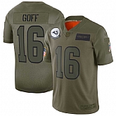 Nike Rams 16 Jared Goff 2019 Olive Salute To Service Limited Jersey Dyin,baseball caps,new era cap wholesale,wholesale hats